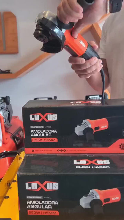 Amoladora Angular Luxus 850w 115mm Am002 Naranja Frecuencia 50 Hz