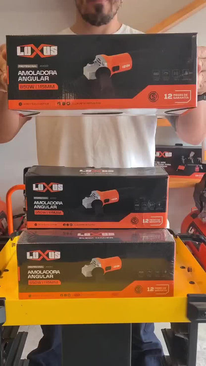 Amoladora Angular Luxus 850w 115mm Am002 Naranja Frecuencia 50 Hz