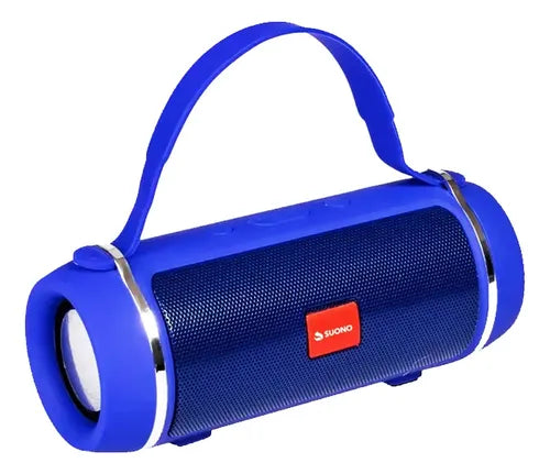 Parlante Bluetooth Inalámbrico Potente Con Luces Kts-1018a Color Azul